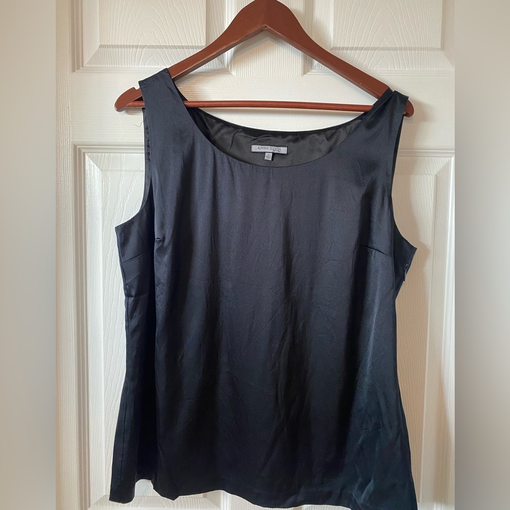 Anne Klein Gray Fitted Tank Top